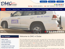 Tablet Screenshot of dmcindubai.com